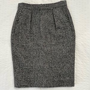 Yves Saint Laurent wool pencil skirt